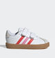 adidas VL Court Witte Sneakers voor meisjes (357481) - geschikt voor steunzolen