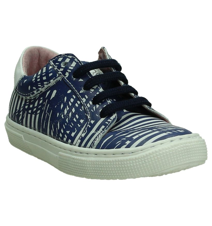 Blauw/Witte Sneaker Le Chic, , pdp