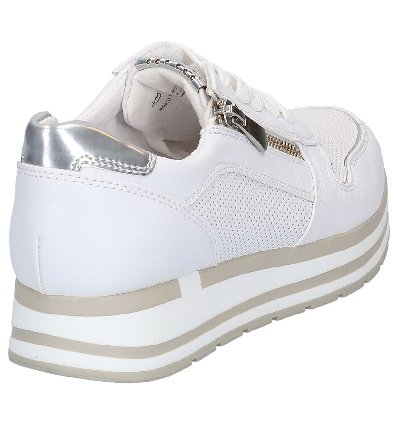 Marco Tozzi Witte Sneakers in kunstleer (265847)