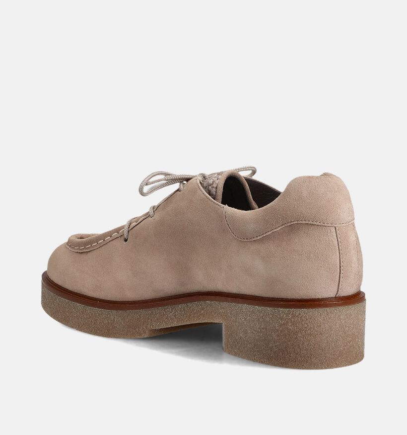 Softwaves Chaussures à lacets en Beige pour femmes (364900) - pour semelles orthopédiques
