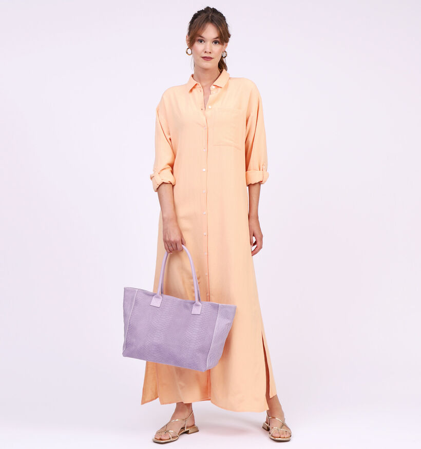 Vila Prisilla Robe longue en Orange (311773)