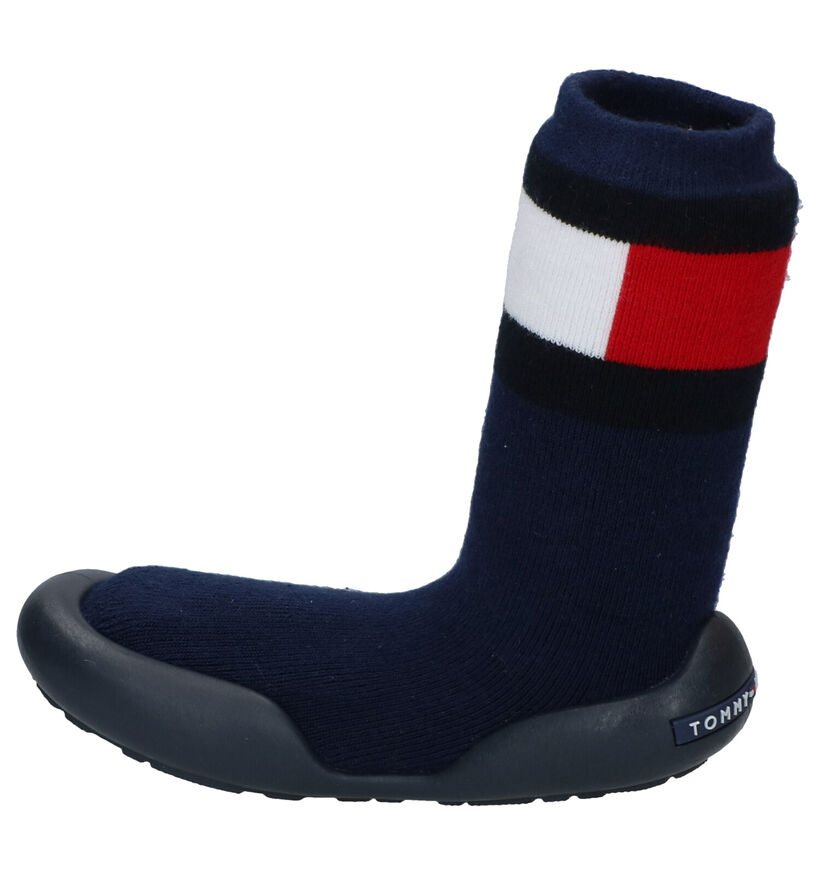 Tommy Hilfiger Pantoufles fermées en Brun foncé en textile (279890)