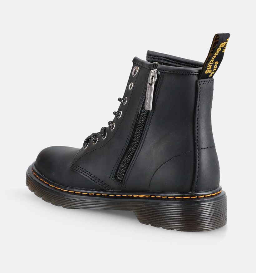 Dr. Martens 1460 Boots &agrave; lacets en Noir pour filles (376022)