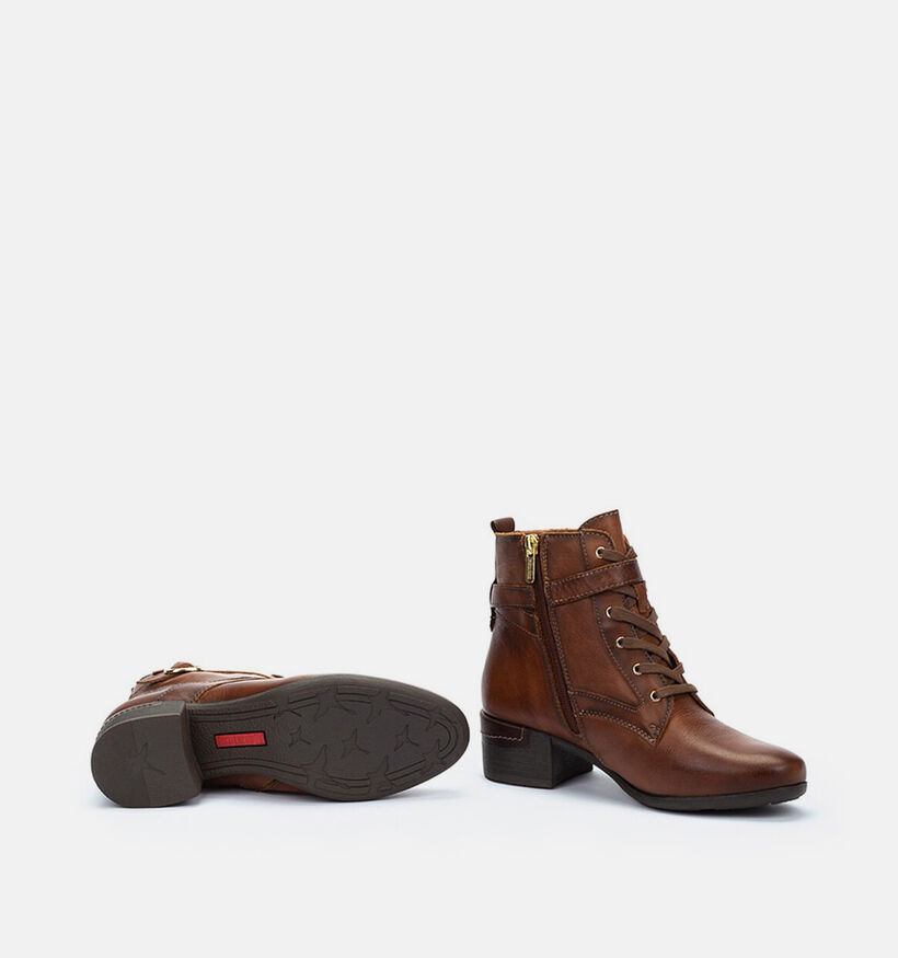 Pikolinos Connelly Bottines en Brun fonc&eacute; pour femmes (379711)
