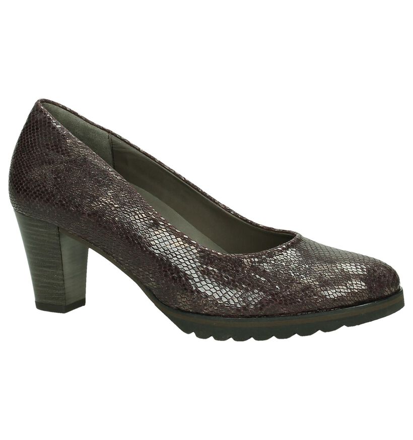 Gabor Optifit Bordeaux Pump met Slangenprint in leer (184831)