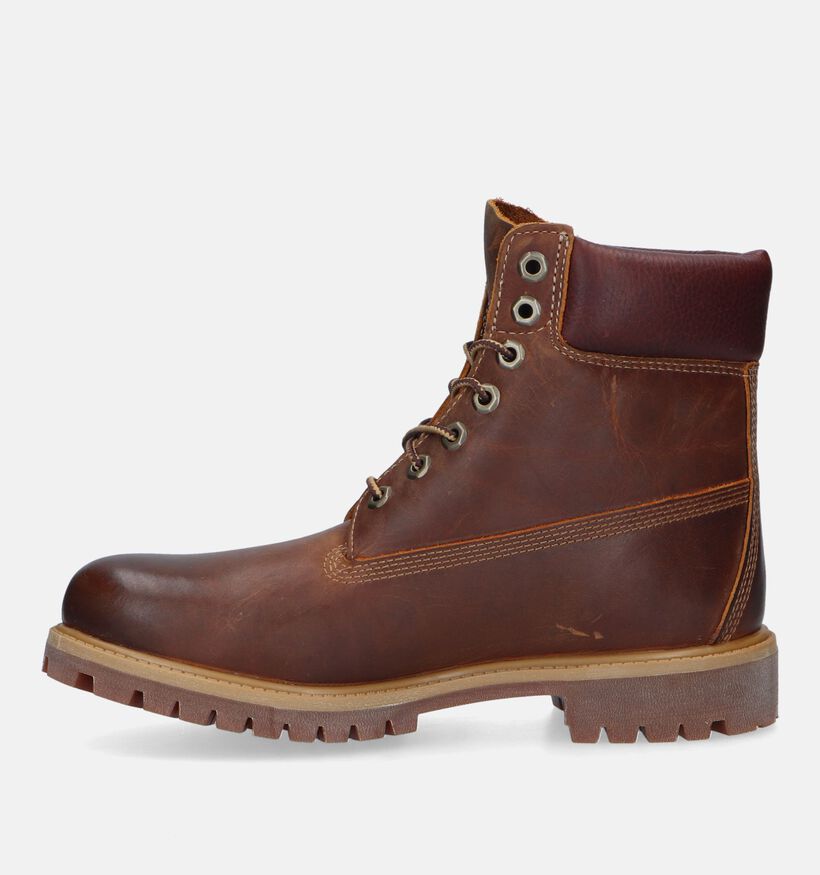 Timberland Heritage 6 IN Premium Bottines en Marron pour hommes (328643)