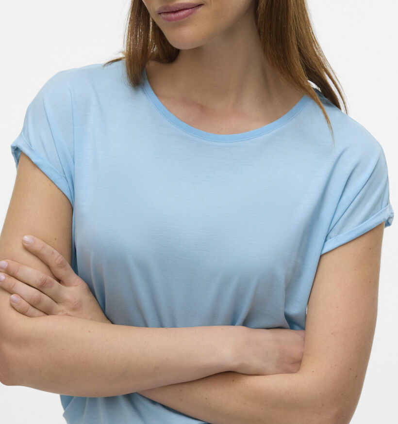 Vero Moda Ava Blauw Basic T-shirt voor dames (352195)