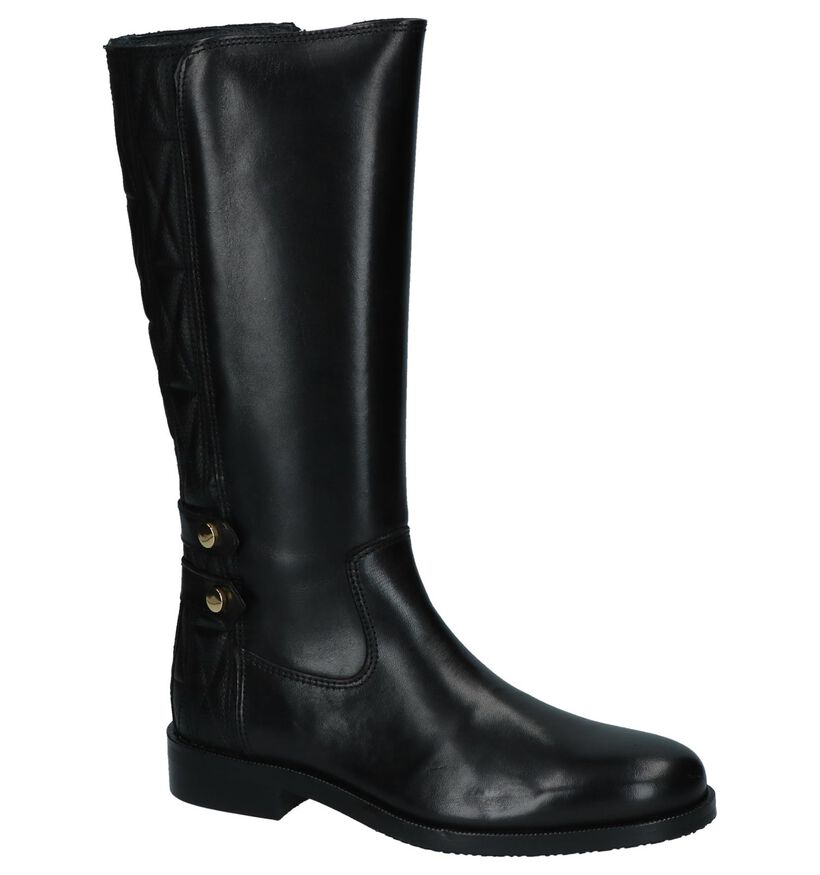 Hampton Bays Bottes hautes en Noir en cuir (226139)