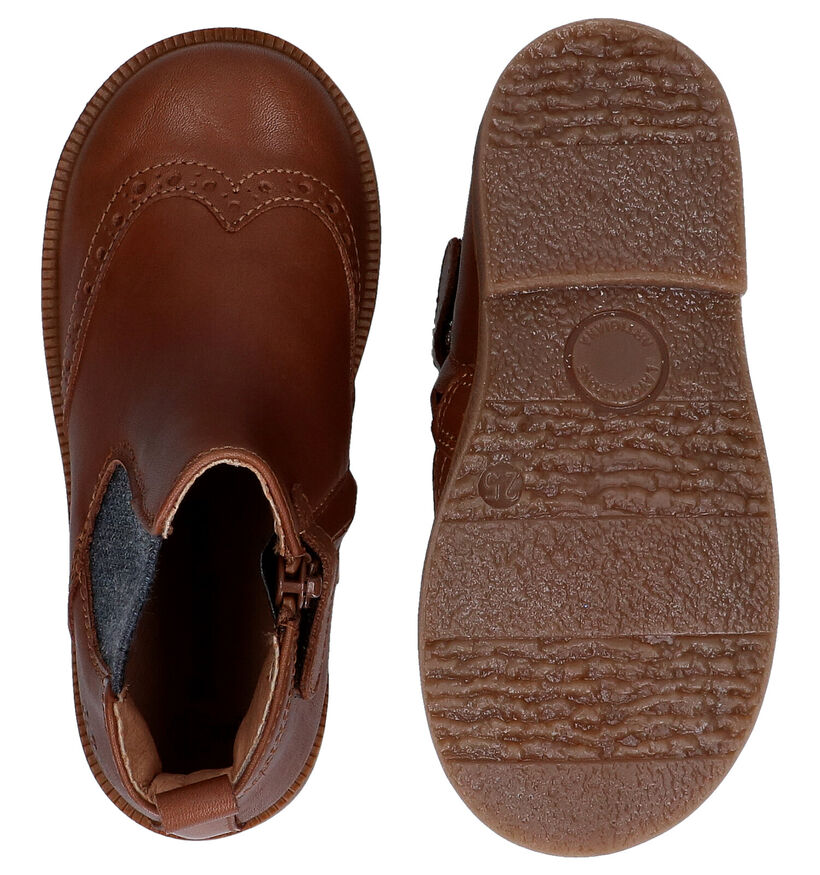 Romagnoli Cognac Hoge Schoenen in leer (281526)