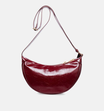 Laurent David Crossbody tassen Zwart/Bordeaux