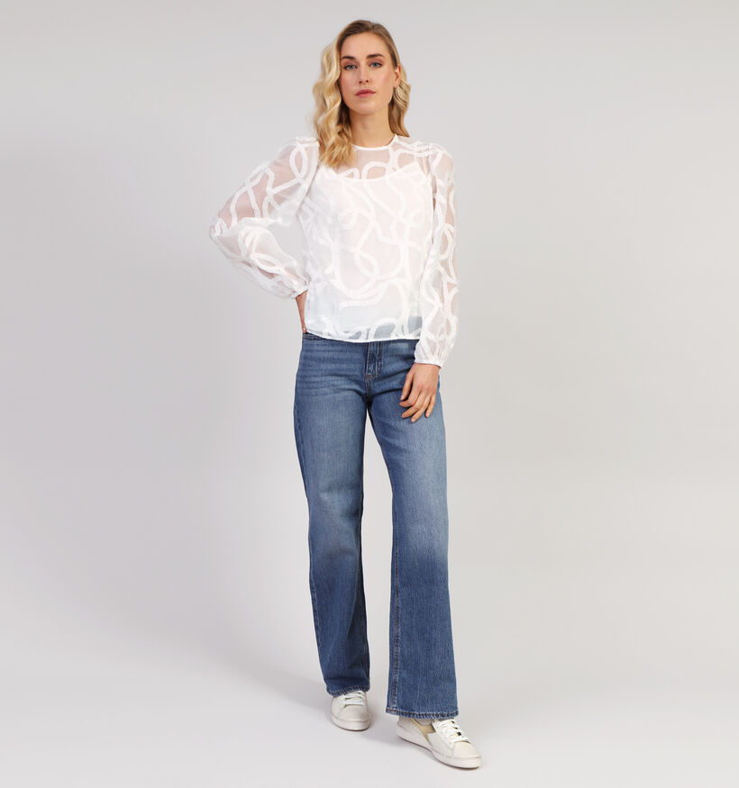 Minus Odine Blouse en Blanc pour femmes (361036)