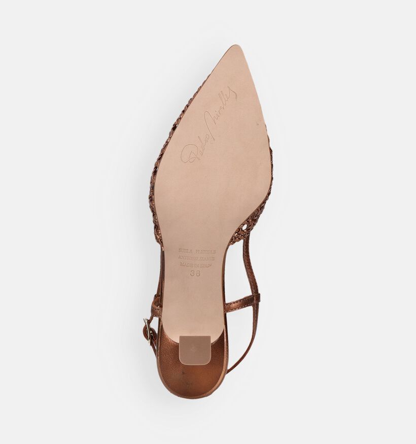 Pedro Miralles Bronzen Slingback Pumps voor dames (373640)