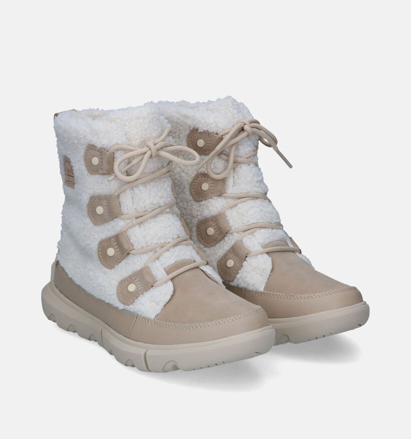 Sorel Explorer Bottes de neige en Beige pour femmes (312423) - pour semelles orthopédiques