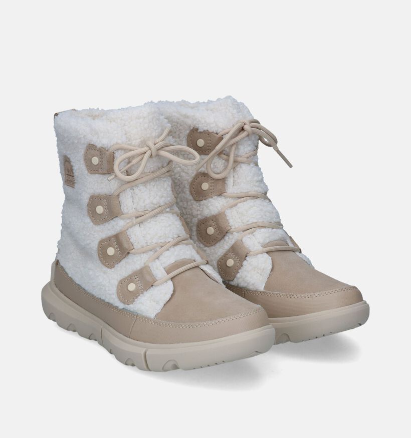 Sorel Explorer Beige Snowboots voor dames (312423) - geschikt voor steunzolen