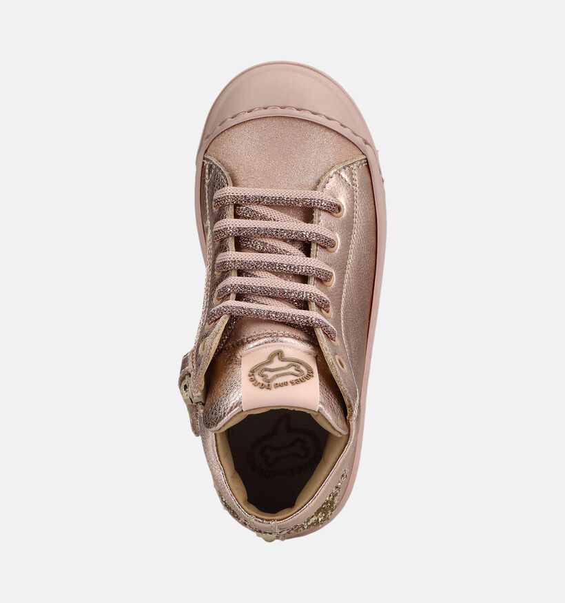 STONES and BONES Myra Roze Sneakers met Veter en Rits voor meisjes (381393) - geschikt voor steunzolen