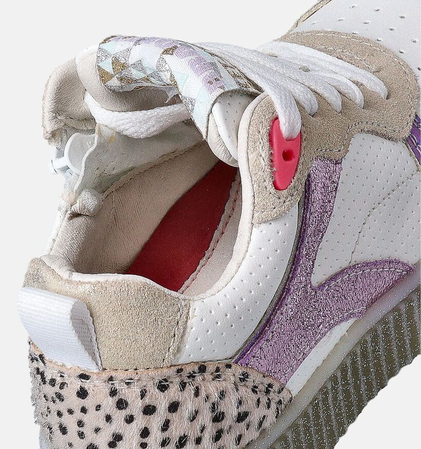 Braqeez Peggy Paris Baskets basses en Blanc pour filles (357456) - pour semelles orthopédiques