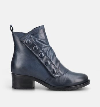 Miz Mooz High Bottines Bleu/Bordeaux