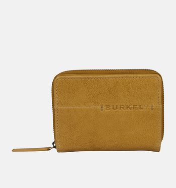 Burkely Portemonnees Zwart/Geel