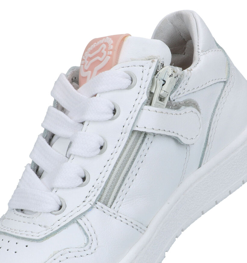 STONES and BONES Lesti Witte Sneakers voor meisjes (322050) - geschikt voor steunzolen