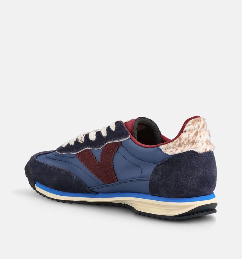 Victoria Baskets en Bleu fonc&eacute; pour femmes (378886) - pour semelles orthop&eacute;diques
