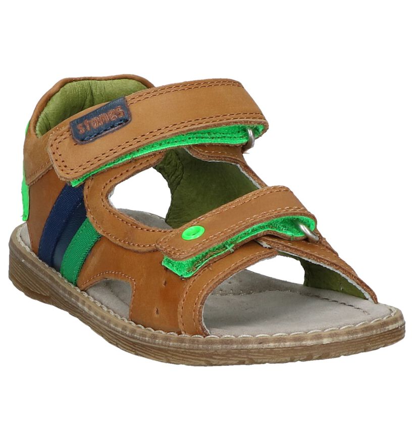 Cognac Sandalen STONES and BONES Nitro in leer (240701)