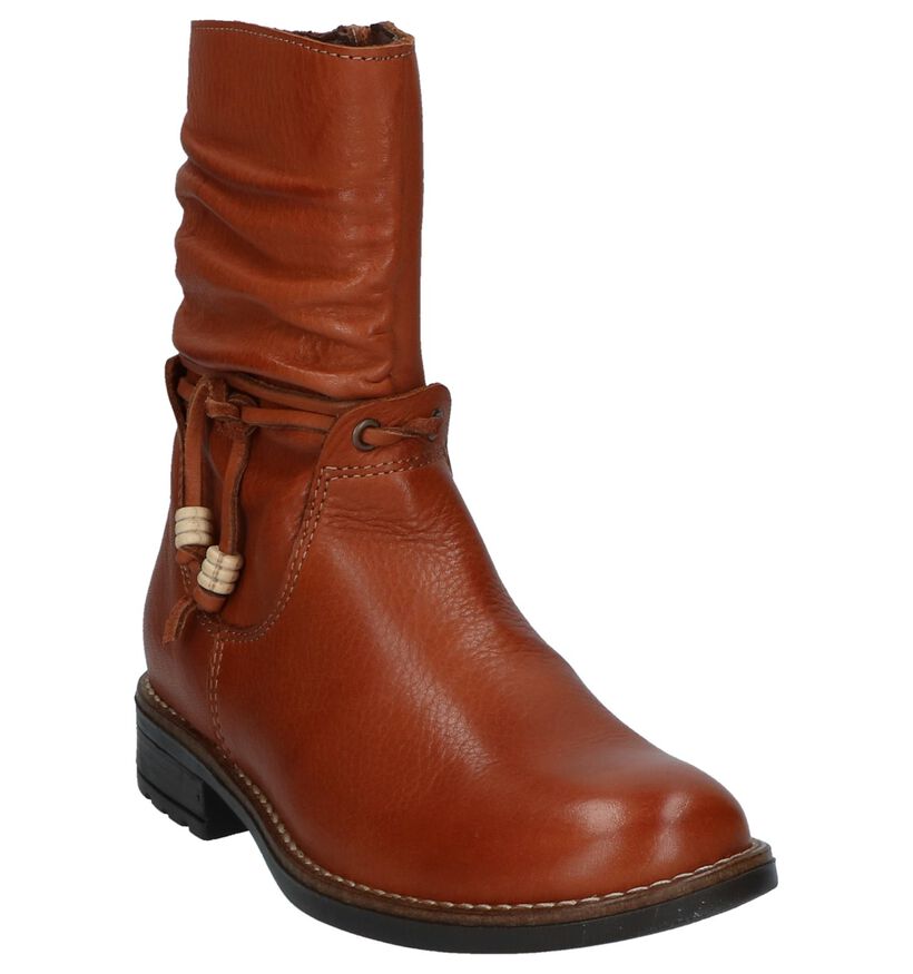 Nörvik Bottes basses en Cognac en cuir (226417)