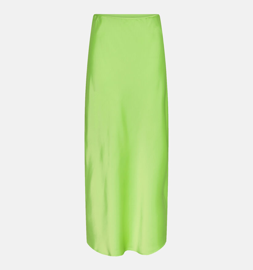 Pieces Belinda Jupe en satin en Vert pour femmes (342031)