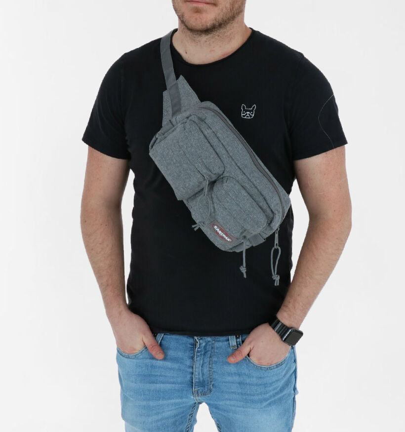 Eastpak Bumbag Double Blauwe Heuptas in stof (293877)