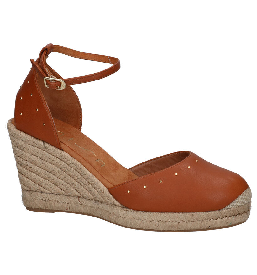 Unisa Cosme Cognac Sandalen in leer (291038)