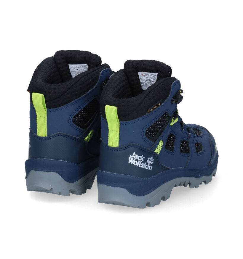 Jack Wolfskin Vojo Texapore Blauwe Wandelschoenen voor jongens (307741) - geschikt voor steunzolen