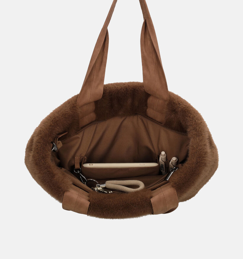 ZEBRA Cabas en Marron pour femmes (366012)