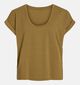 Vila U-Neck Bruine T-shirt voor dames (361363)
