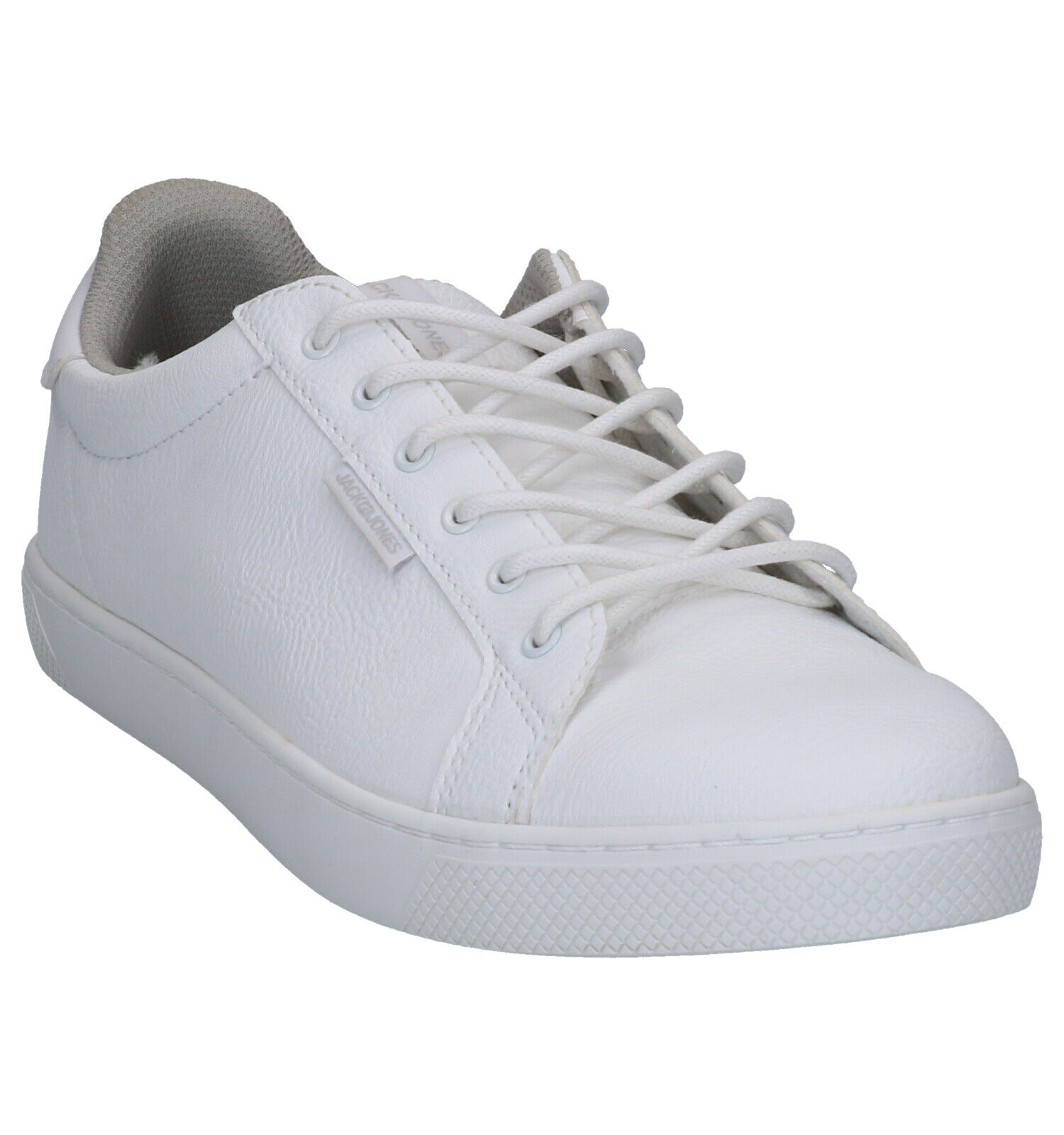 Jack Jones Trent PU Witte Sneakers Heren Sneakers Lage schoenen Online op TORFS.BE