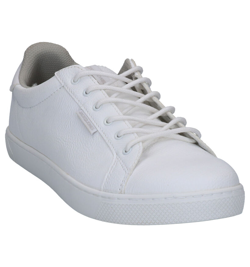 Jack & Jones Trent PU Witte Sneakers in kunstleer (269094)