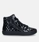 Geox Kalispera Zwarte Hoge Sneakers voor meisjes (328522) - geschikt voor steunzolen