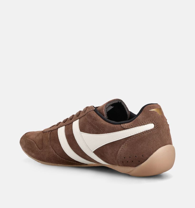 Gola Chase Donkerbruine Sneakers voor heren (368579) - geschikt voor steunzolen