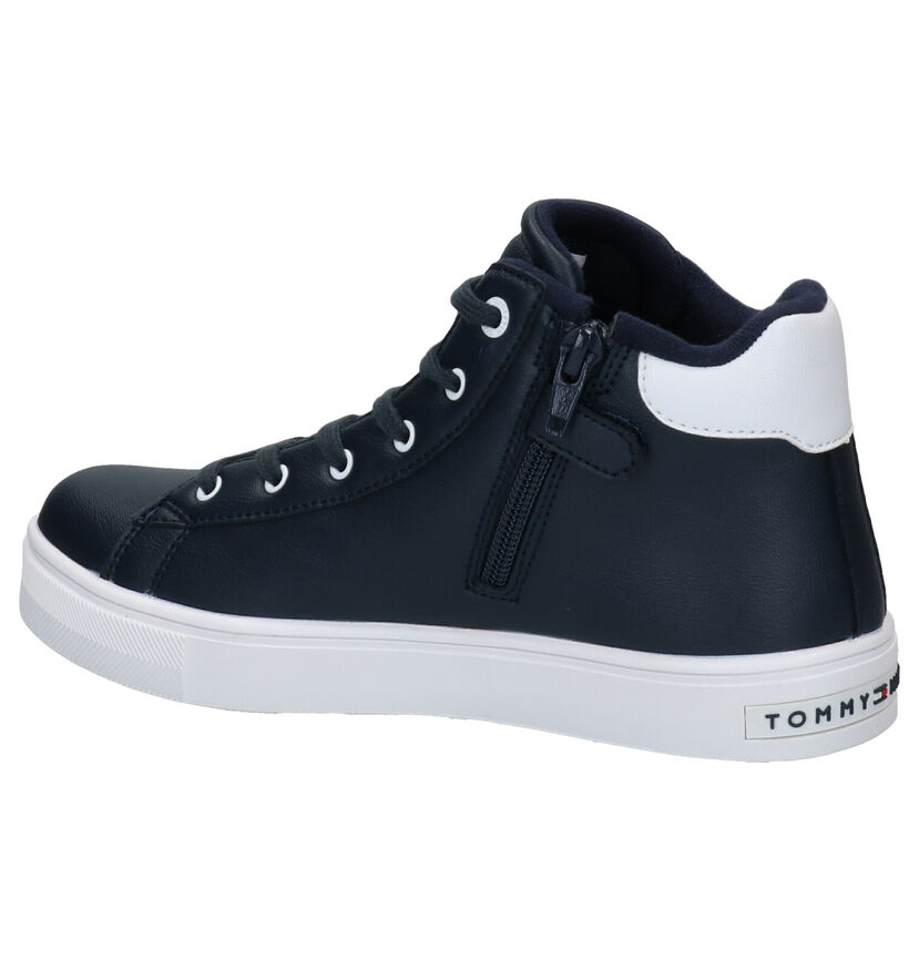 Tommy Hilfiger Baskets en Bleu en simili cuir (279904)