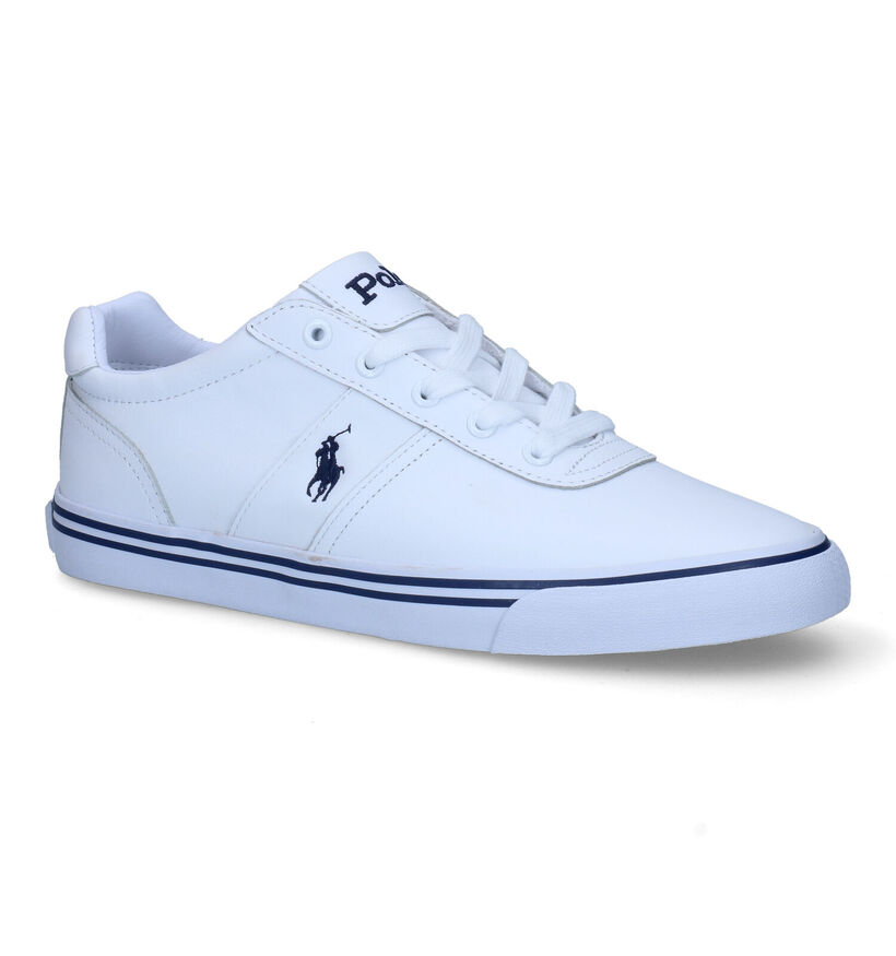 Polo Ralph Lauren Hanford Zwarte Veterschoenen in leer (313109)