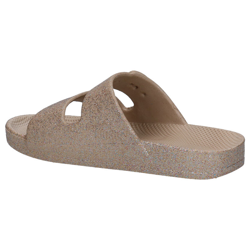 Freedom Moses Celeste Sands Gouden Slippers in kunststof (289634)