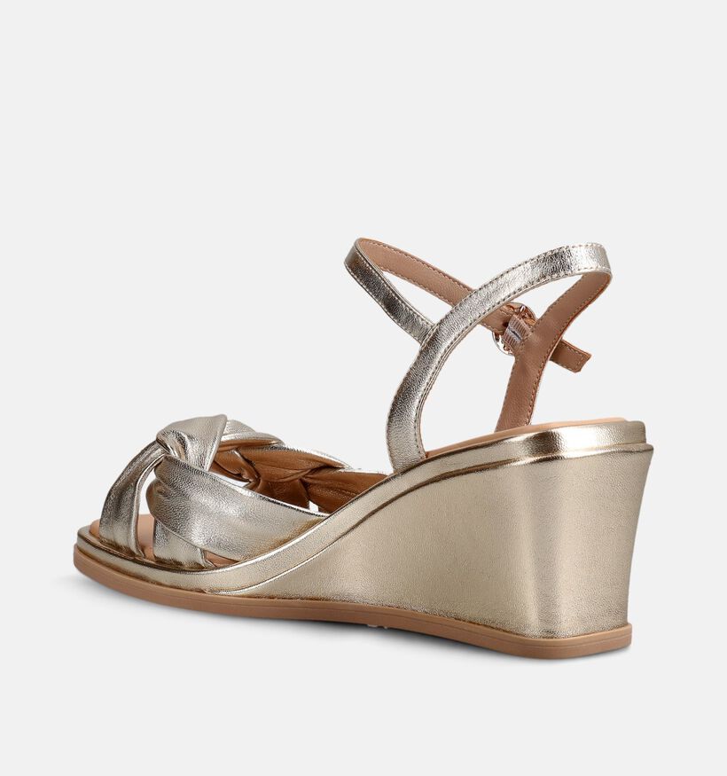 Regarde le Ciel Eshe Sandales compens&eacute;es en Or pour femmes (372979)