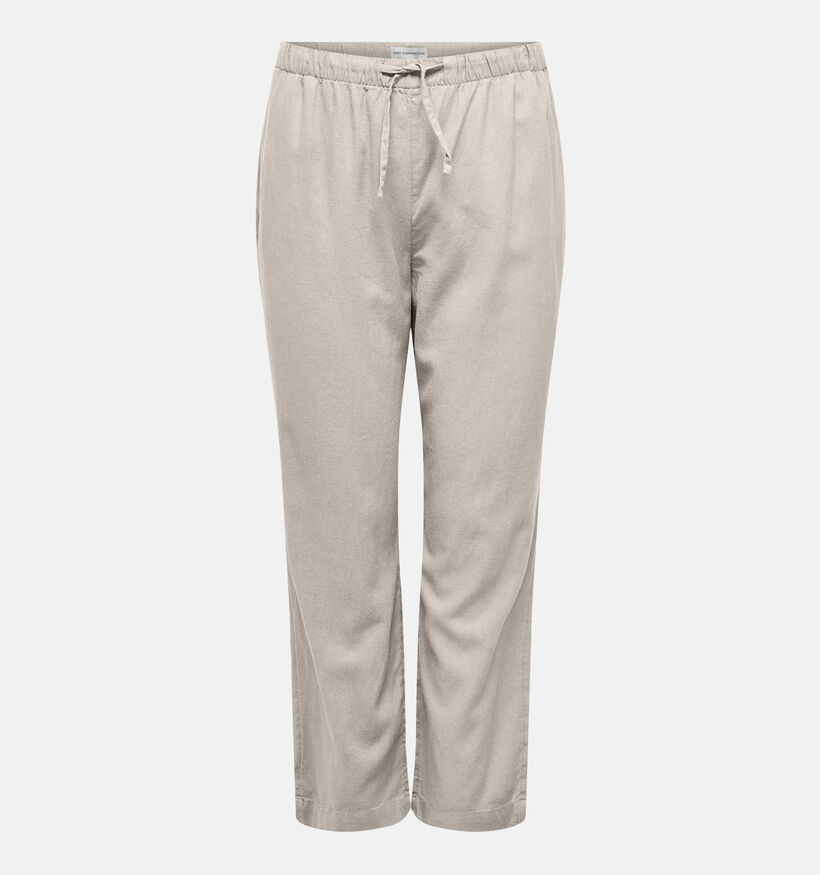 ONLY Carmakoma Caro Beige Wijde broek L32 voor dames (351435)
