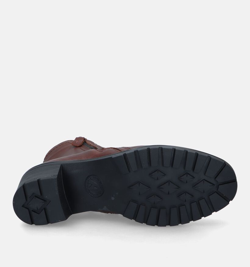Solemade Fiona 17 Cognac Enkellaarzen Met Blokhak voor dames (331046)