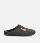 Hush Puppies Denox Donkergrijze Instappantoffels voor heren (377917)