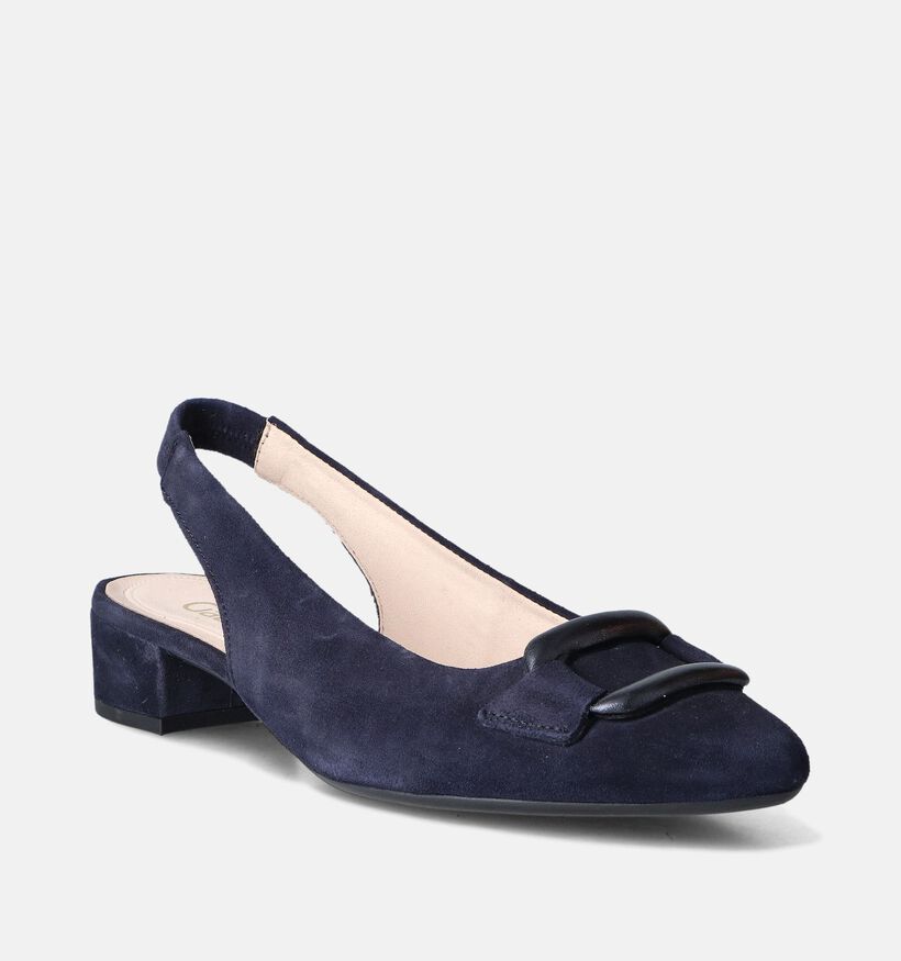 Gabor Escarpins slingback en Bleu pour femmes (355054)