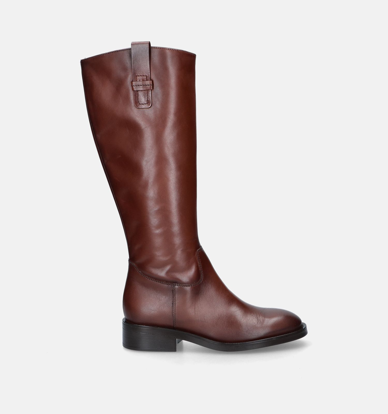 Lange laarzen cognac best sale