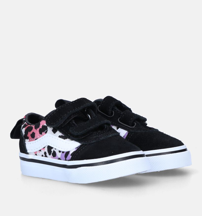 Vans Ward V Animal Gradient Zwarte Sneakers voor meisjes (327967)