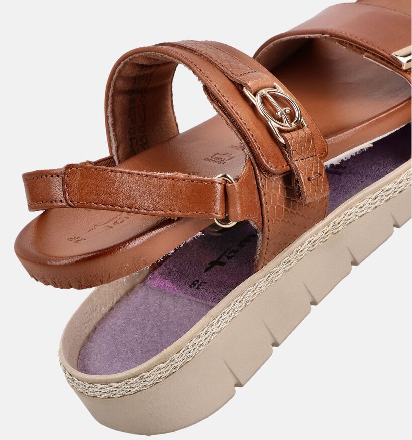 Tamaris Cognac Sandalen voor dames (371704) - geschikt voor steunzolen