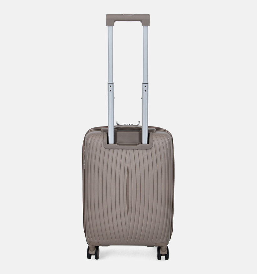 Love To Travel Taupe Reiskoffer Handbagage voor dames, heren (365824)