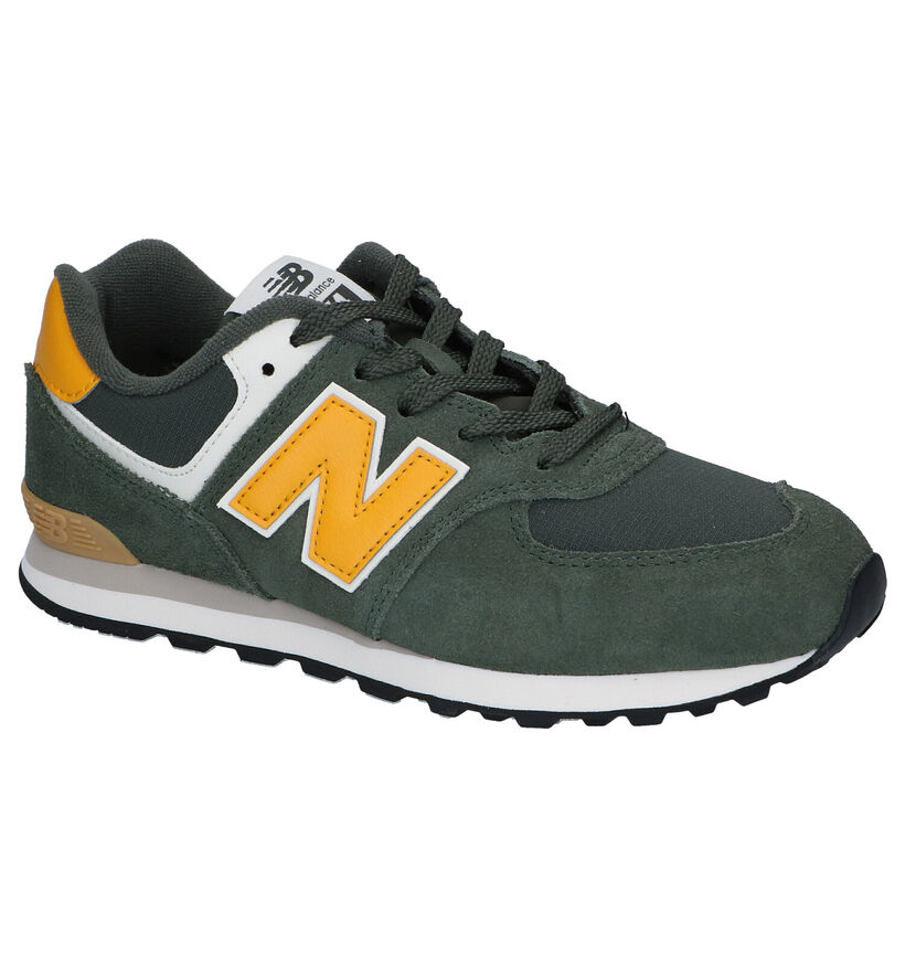 New Balance GC574 Baskets en Bleu pour garçons, filles (327758) - pour semelles orthopédiques
