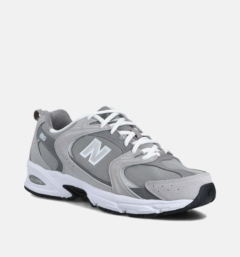 530 Baskets basses en Gris pour hommes (367323) - pour semelles orthopédiques